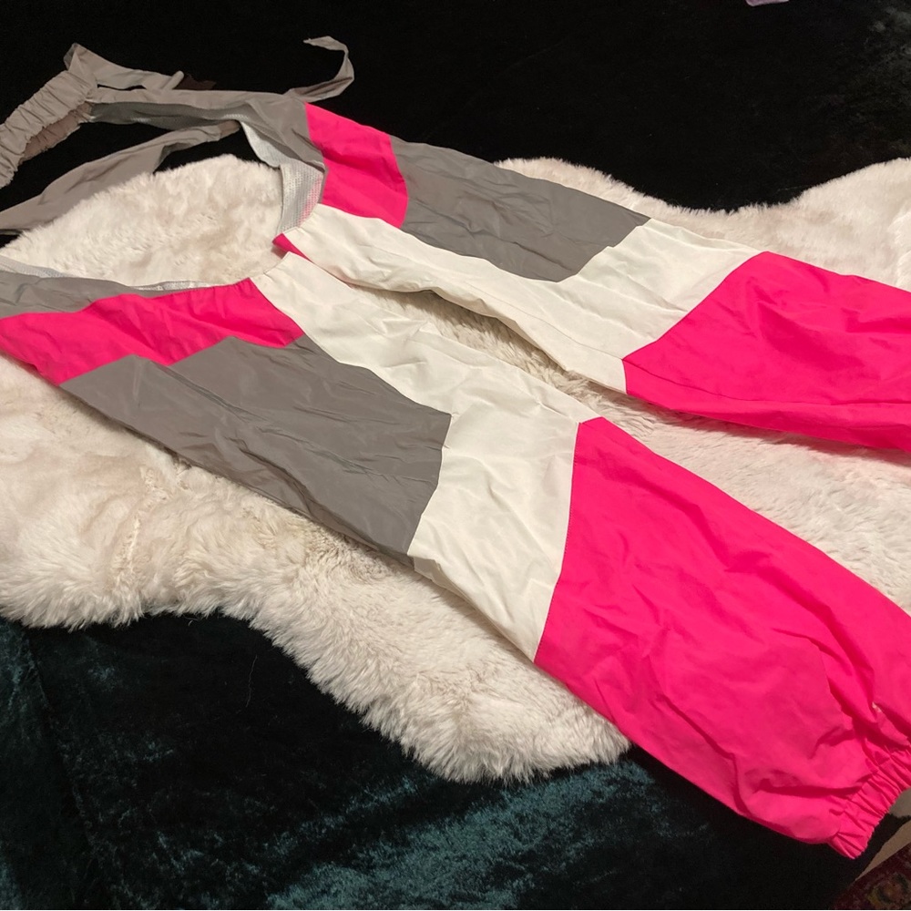 SOLD on Depop - iHeartRaves Now You See Me Pink Reflective Chaps